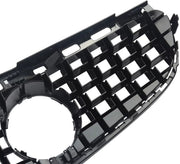Grille - Voor Mercedes E-Klasse W212 E300/E350/E400 2014-2016 - Auto accessoires - GT grille - Kapgrille - Gloss Zwart