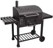 Barbecuewagen - Houtskoolbarbecue - BBQ - Smoker XXL - Houtskoolgrill - Met Wielen, Roestvrijstalen Handgreep, Kookrooster en Thermometer