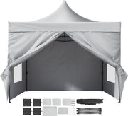 Opvouwbaar tuinhuis - Party tent - Luxe paviljoen - 3x3 m - Wit