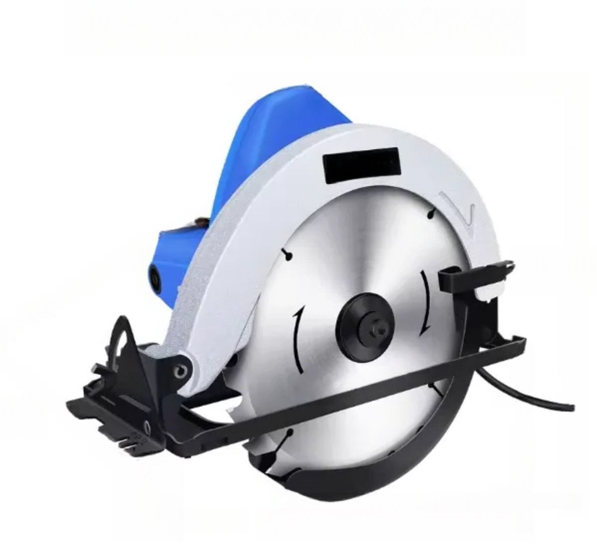 Cirkelzaag 1500W Ravon - 5000RPM Elektrische Draaibaan - Lasergeleider - 0-45° Schuine Hoek - 180mm Zaagblad - 55mm Zaagdiepte
