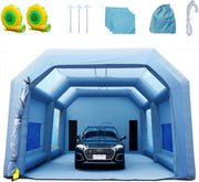 Draagbare Verfspuit tent – 10x6x4m - Airbrush - Spray booth - 950W - Opvouwbare Spuitcabine voor Buitenprojecten