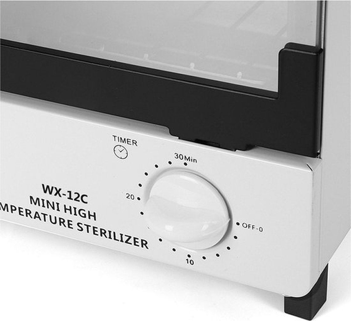 Happyment Sterilisatordoos voor Hoge Temperaturen - Draagbare Sterilisatie - Manicuresterilisator - Nagelgereedschap Droog Warmte Sanitizer 10L voor Nail Art Salon