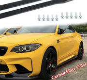 Zijrokken Verlenging - M Sport Carbon Kleur - Auto accessoires - Voor BMW F22 235i/240i F23/F87 M2 Stijl (2014-2020)