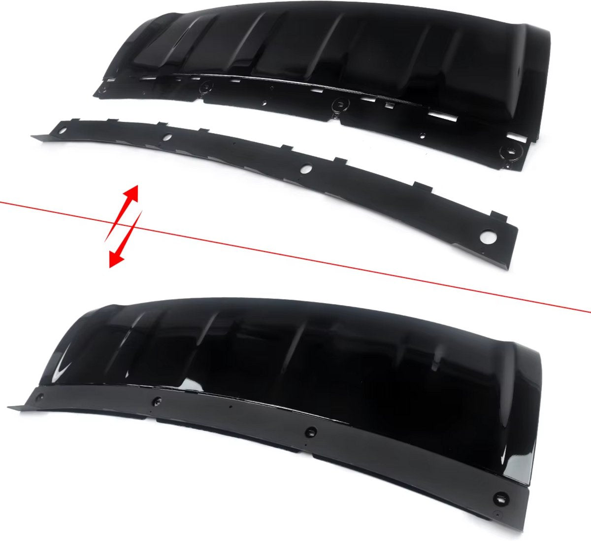 Voorbumper - Voor Land Rover Range Rover Sport 2018-2022 - Auto accessoires - Sleepoog cover - Guard cover
