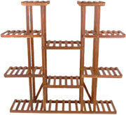 Houten plantenstandaard Milano XL - 11 lagen - Plantenrek - Voor binnen & buitengebruik