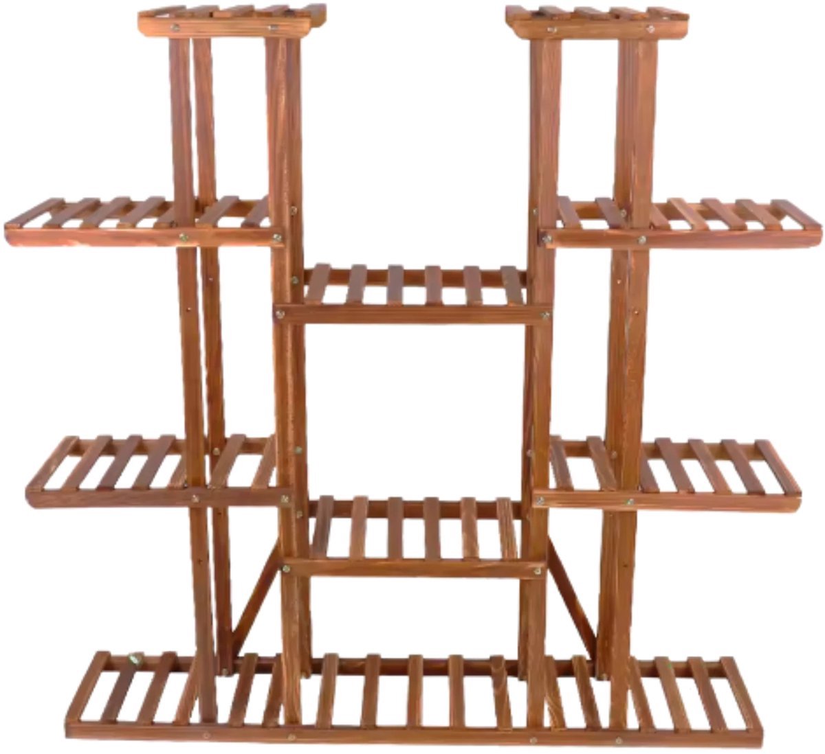 Houten plantenstandaard Milano XL - 11 lagen - Plantenrek - Voor binnen & buitengebruik