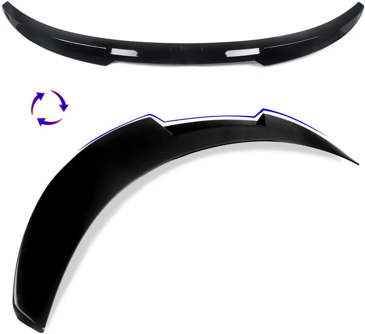 Body kit BMW X6 F16/F86 X6M - M Performance stijl - glanzend zwart