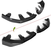 Velocity SplitterLip - Voorbumper - Carbon Look - Voor BMW 2 Serie G42 220i/230i/M240i (2022-2024) - Auto Accessoires