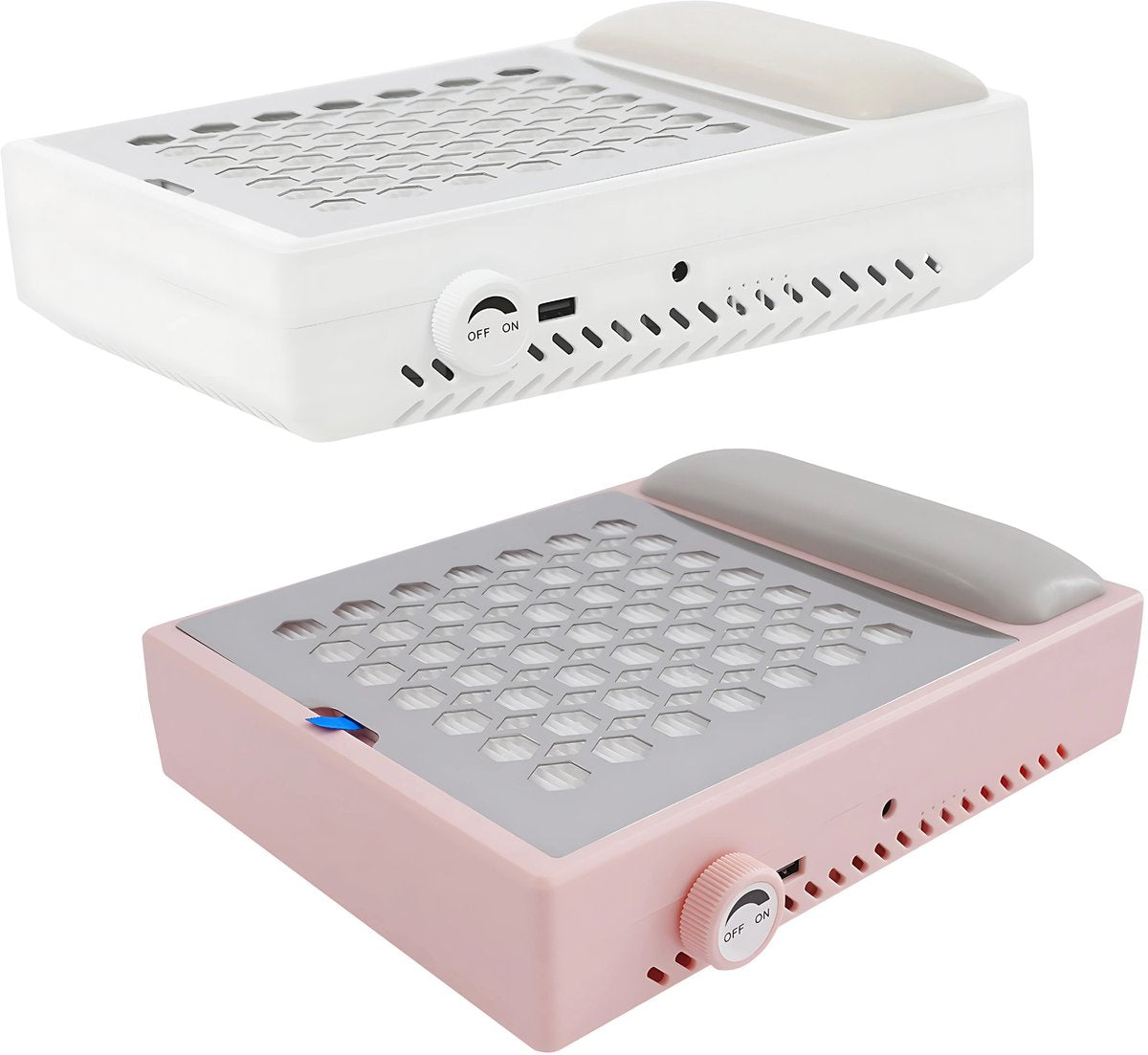 Stofafzuiger voor nagels - Manicure tafel - Nail Dust Collector - Voor Nagelstof Verwijderen - Roze