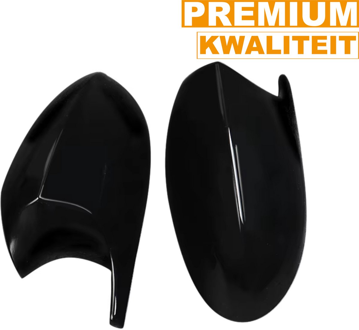 Spiegelkappen - Voor BMW E90/E91/E92/E81 PRE-LCI - Auto accessoires - M3 stijl - Gloss Zwart