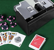 Happyment Elektrische Kaartenschudmachine ‚Kaartschud Machine ‚Kaarten Shuffler ‚Kaartenschudder ‚Poker ‚Blackjack ‚Voor 1-2 Decks