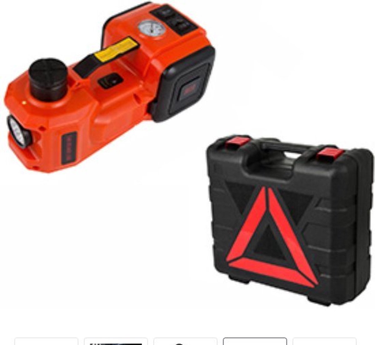 Happyment Hydraulische Krik PRO - Autokrik - Garage Krik - Lifting Apparatuur - Hydraulische Werkplaatskrik - Voor Auto, Camper, Caravan - 5 Ton Vermogen - Rood