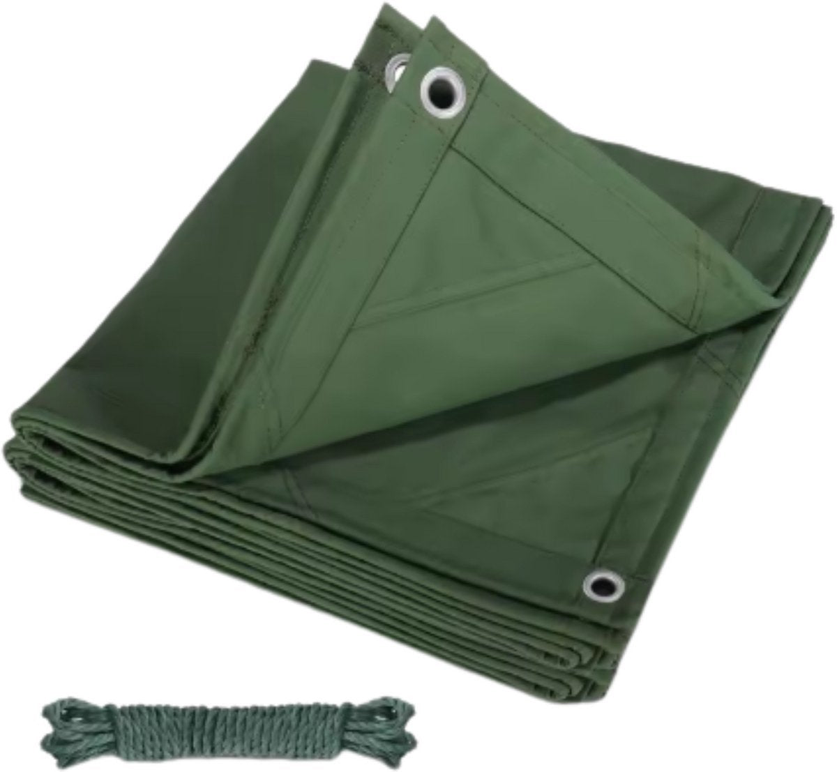 Dekzeil Tavien - 300x300cm - Waterdicht - Voor Luifel, Tent, Auto, Boot & Dak - Zwaar - Camping & Bescherming - Groen - Bouwzeil - Afdekzeil - Beschermhoes