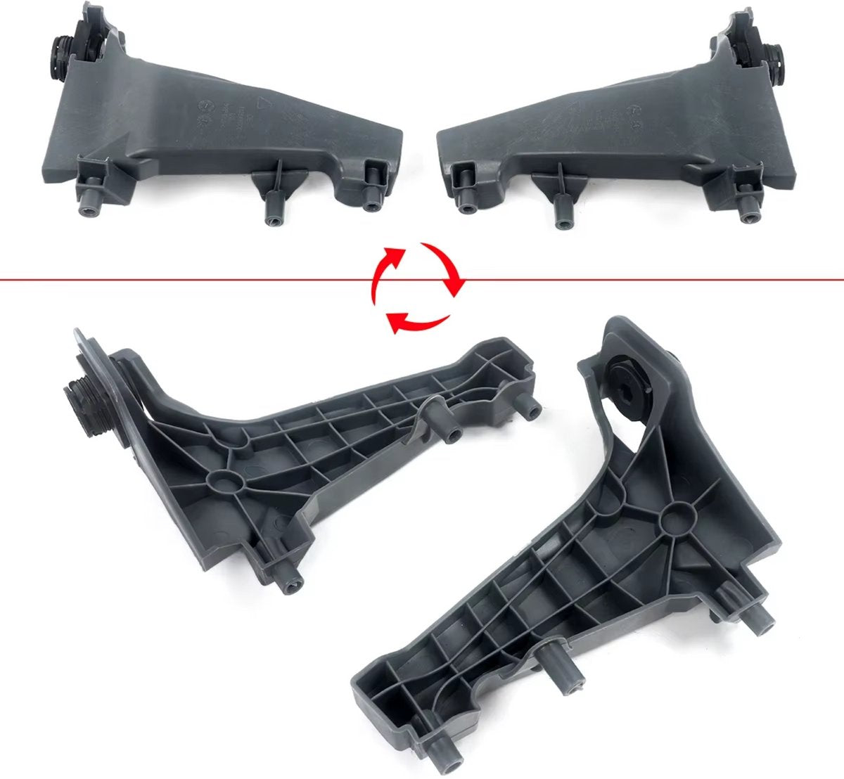 Voorbumper Grille Deluxe - Voor BMW 5 Serie G30/G31 (2017-2020) - Actieve Luchtluik - BLK + Chroom - Auto accessoires