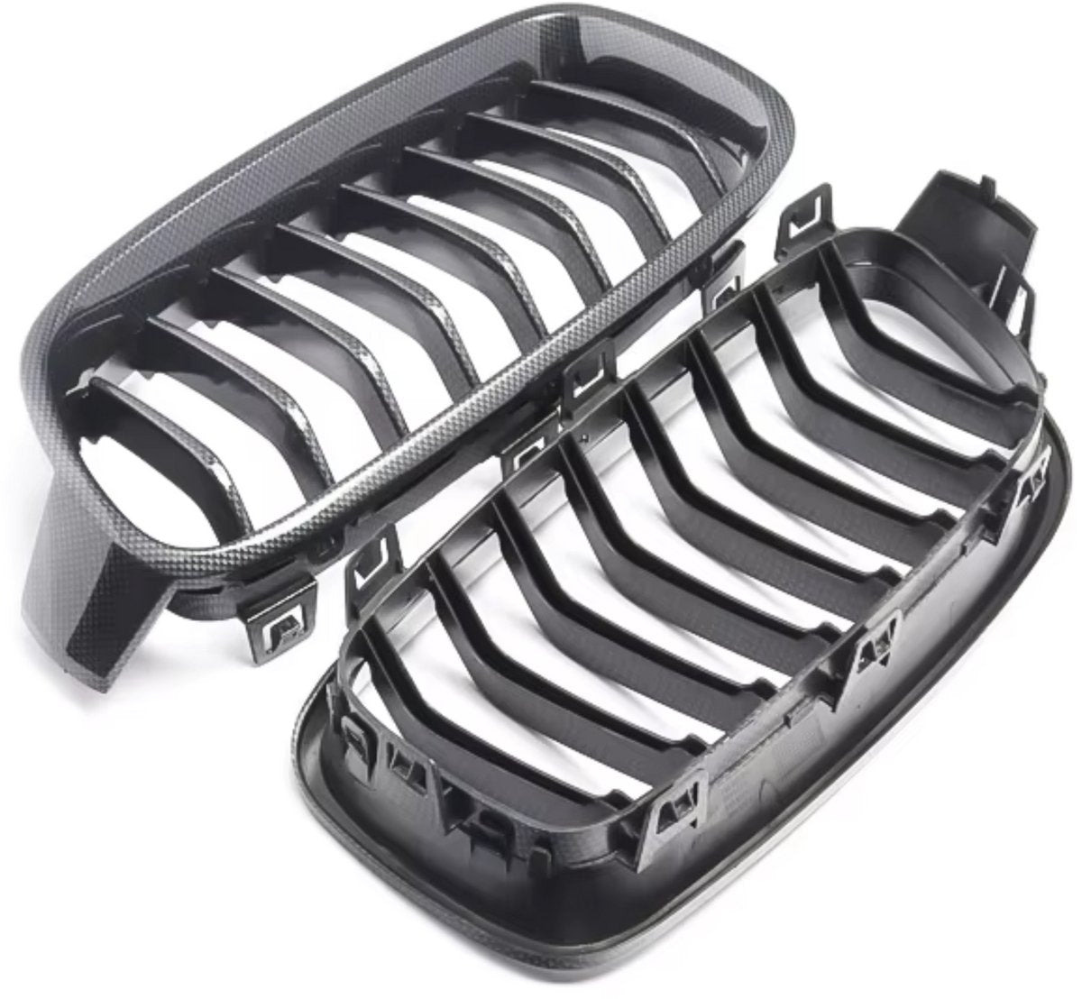 Voorbumper - Voor BMW F30/F31 3-Serie Sedan 2012-2016 - Auto accessoires - Voorgrille - Carbon Look - Bumpercover voorzijde
