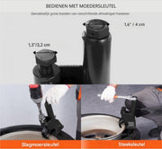 Bandenwisselaar - Bandenwissel tool - bandendemonteermachine - 250x150x120 mm - banden demonteerapparaat - Verstelbaar 96,5-106,7 mm