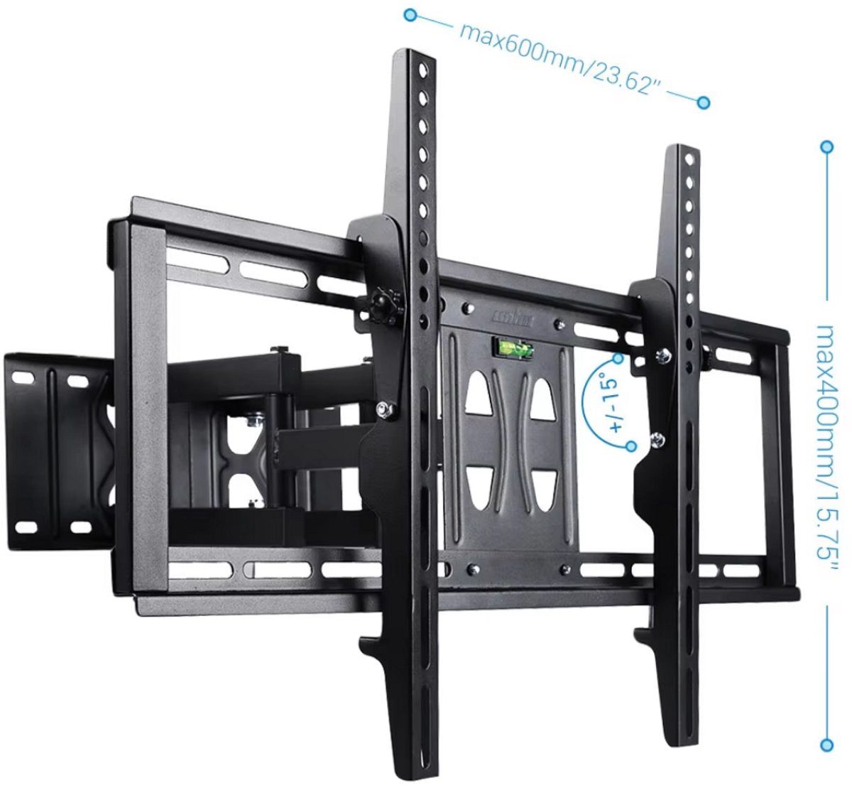 Flex tv muurbeugel - Ook voor hoeken - Universeel - Voor 32"-65"