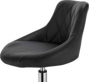 Luxe Barkruk - Industrial - Donkergrijs - Set van 2 - Barstoelen met Rugleuning - Keukenstoel - In Hoogte Verstelbaar - Velvet