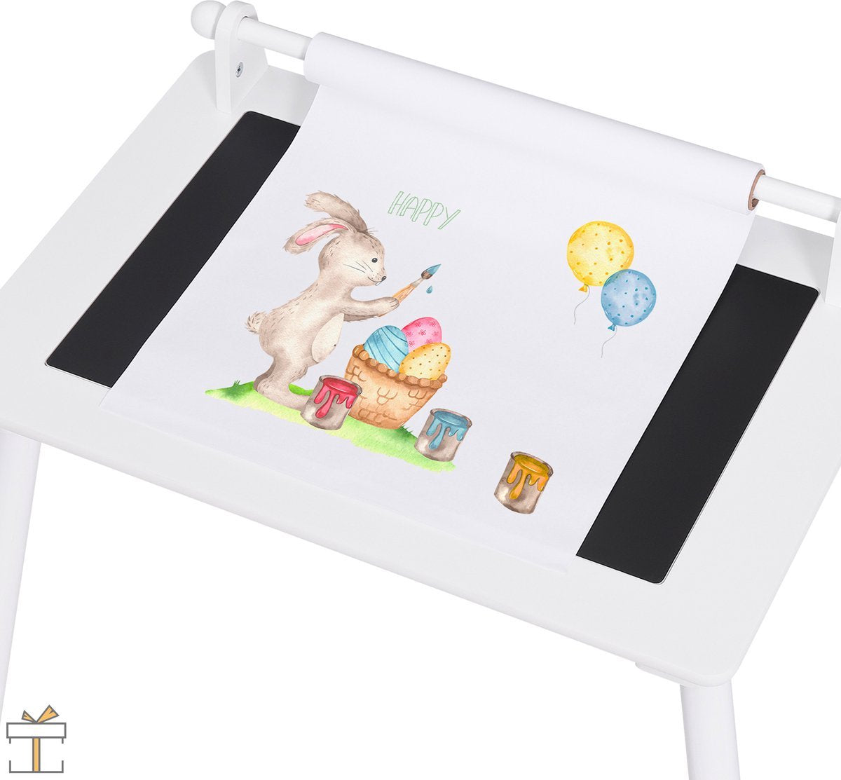 Kindertafel - Wit - Kinderbureau - Deluxe - Tekentafel - Speeltafel