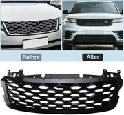 Velar Grille Straton - Voorbumper Grille - Voor Range Rover Velar L560 (2017-2023) - Glanzend Zwart - Dynamische Stijl