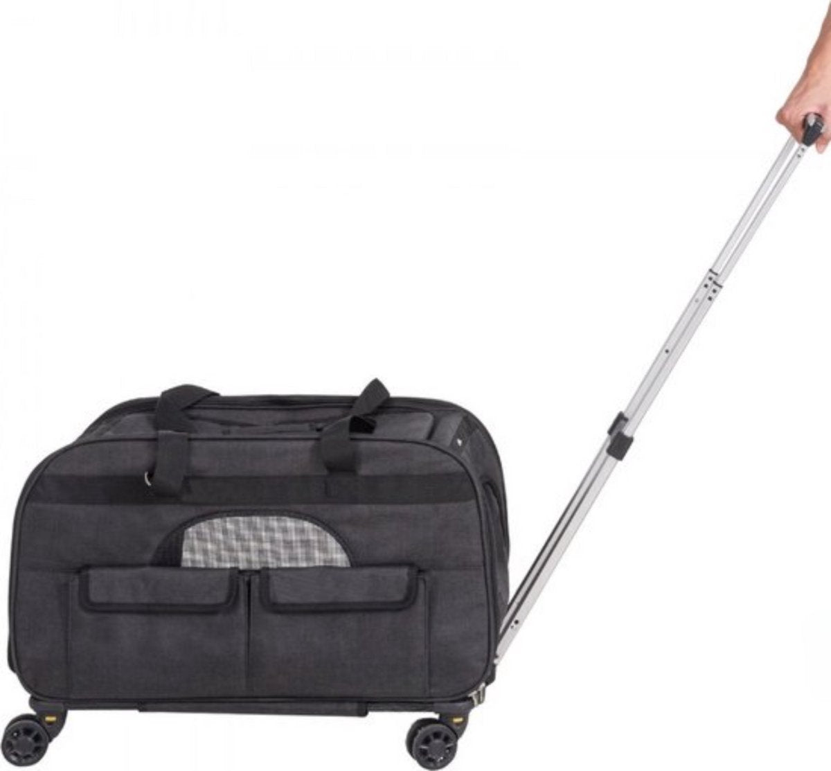 Hondentrolley Opvouwbaar - 2 in 1 - Hondenrugzak - Inklapbare Hondenbuggy Max. 15,8kg - Kleine hond of kat