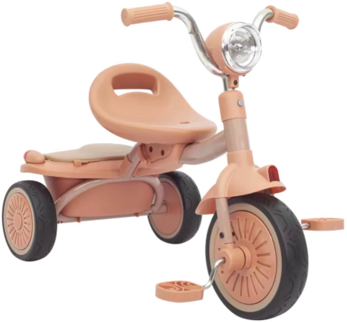 Kinder driewieler Tavien 6-in-1 - Voor kinderen - Kinderfiets - Babyfiets - Peuterfiets - Roze/zwart - 1 tot 5 jaar
