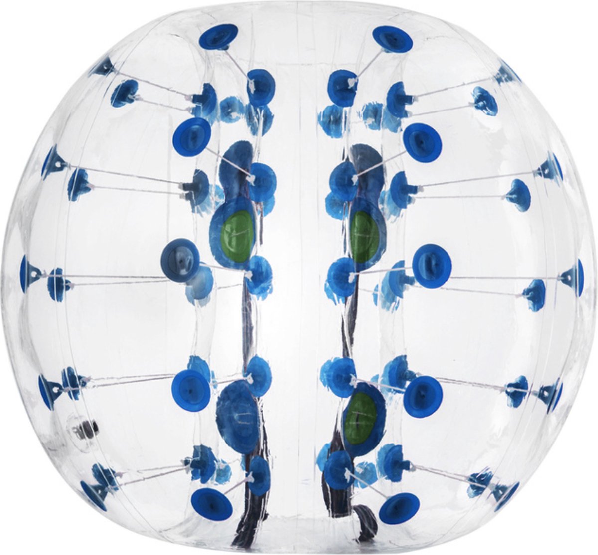 Happyment Bumperball - Opblaasbal - Bumpervoetbal - Plezier - Voor Kinderen - Buitenspelen - Blauw