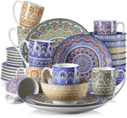 Valenza Serviesset Armonia - 32 delig - 8 persoons - Mix kleur - Dinerborden - Bordenset - Diepe borden - Ontbijtborden - Servies - Keukenservies
