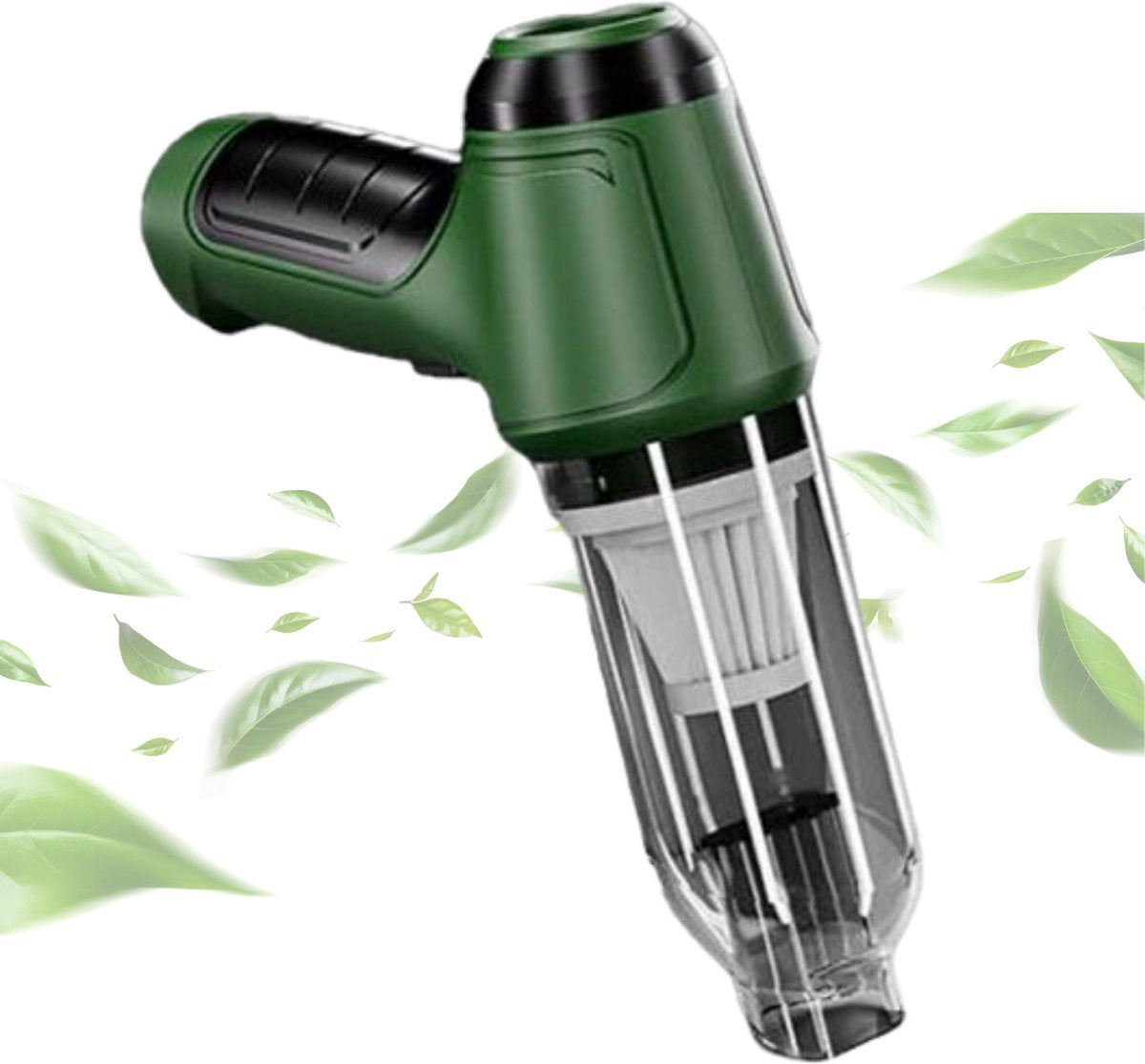 Happyment Kruimeldief - Handstofzuiger - Snoerloos - Draadloos - Auto Stofzuiger - Caravan - Best Verkocht - Groen