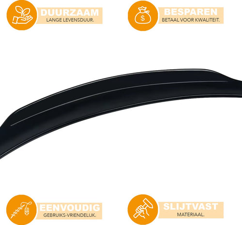 Achterspoiler - Voor Mercedes C-Klasse W205 Sedan 2015-2019 - Auto accessoires - Kofferbakspoiler - PSM stijl - Gloss Zwart