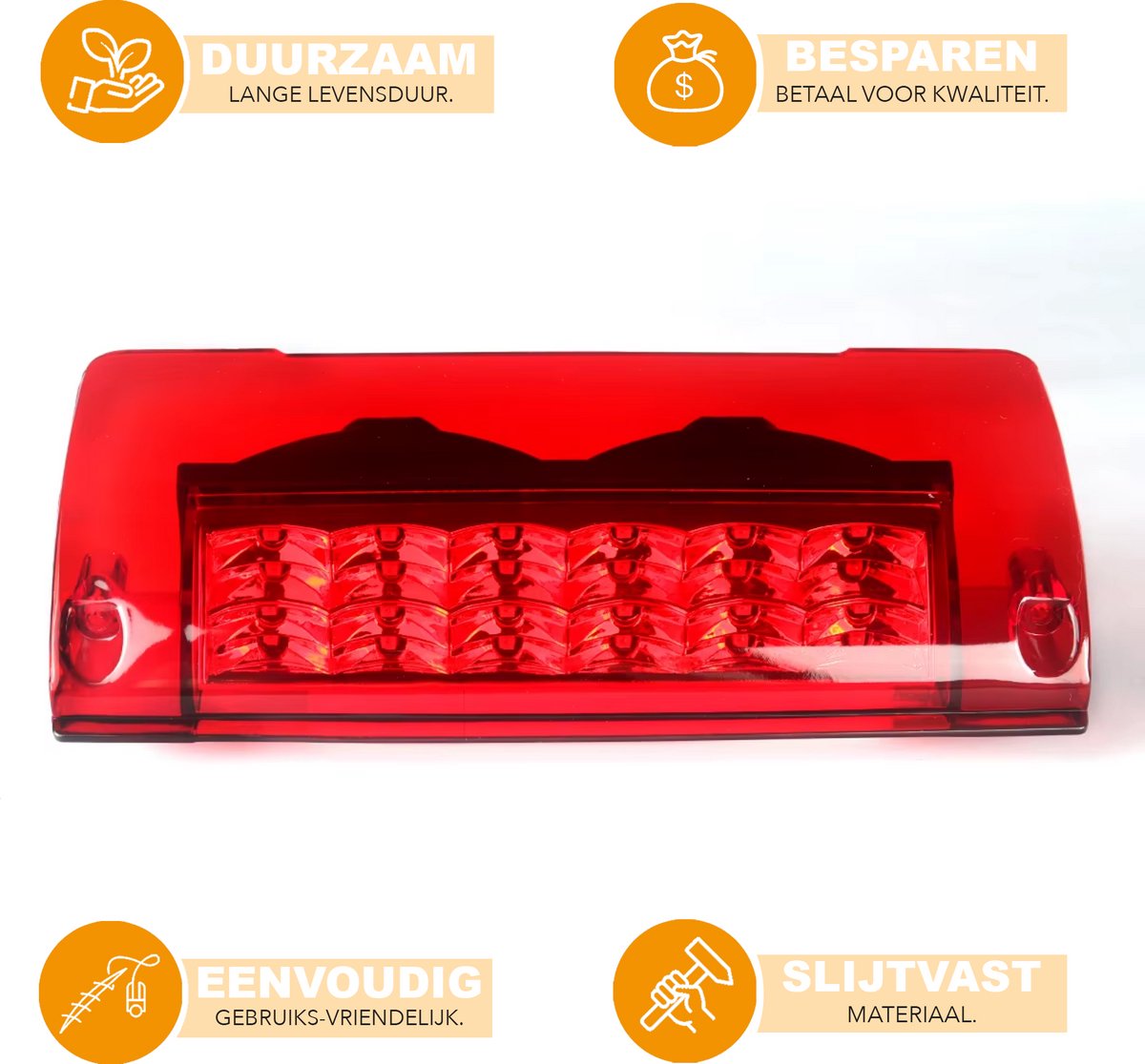 Hoogbouw Spoiler 3e Remlamp - Rood - Voor Pontiac Firebird/TransAm (1993-2002)