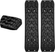 Oprijplaat 2-delig - Tractiebord 2-delig - Oprijblokken - Voor Offroad, Sneeuw & Modder - voor campers & voertuigen - Zand of sneeuw - Zwart