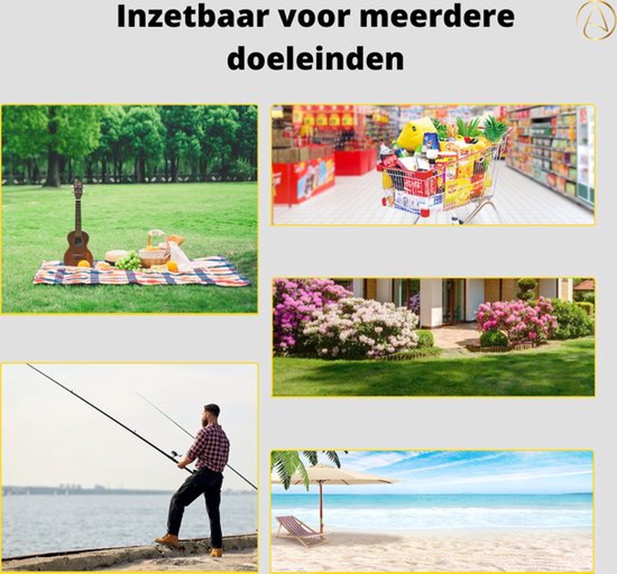 Happyment Bolderkar Opvouwbaar - Bolderkar Opvouwbaar Massieve Banden - Handkar - Kinderen Vervoeren - Zwart