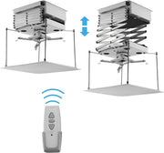Beamer plafondbeugel - Met afstandsbediening - Projector lift - Beamer Plafondlift - 1 M Gemotoriseerd - Projector houder - 7KG Laadvermogen