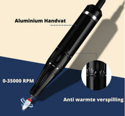 Happyment Pedicureset Electrisch - Elektrische Nagelvijl - Pedicureset Professioneel - Nagelfrees - Nagelfrees Elektrische - Voeten - Handen