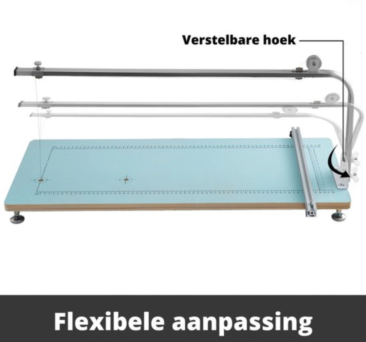 Happyment Styroporsnijder Rond - Foamsnijder - Schuimsnijder - Hot Wire Foam Cutter - Foam Cutter Piepschuimsnijder Met Gloeidraad - Styropor Vormen - Blauw