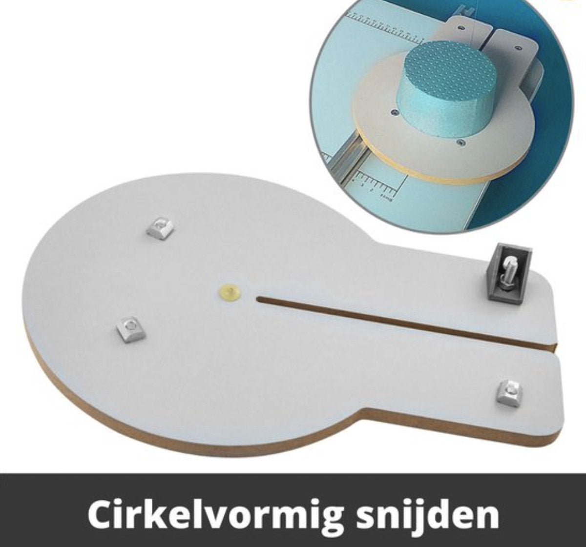 Happyment Styroporsnijder Rond - Foamsnijder - Schuimsnijder - Hot Wire Foam Cutter - Foam Cutter Piepschuimsnijder Met Gloeidraad - Styropor Vormen - Blauw