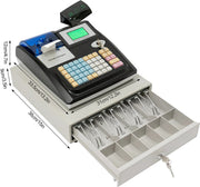 Kassa - 48 toetsen elektronisch kassa - Kassasysteem horeca - Met contant geldlade voor winkel - Zwart/Wit