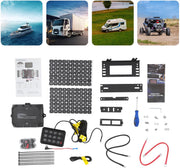 12-Voudig Schakelpaneel met App-Bediening - 12V/24V - Instelbare Helderheid & Lichtkleuren - IP65 Waterdicht - Voor Auto, Boot & Vrachtwagen