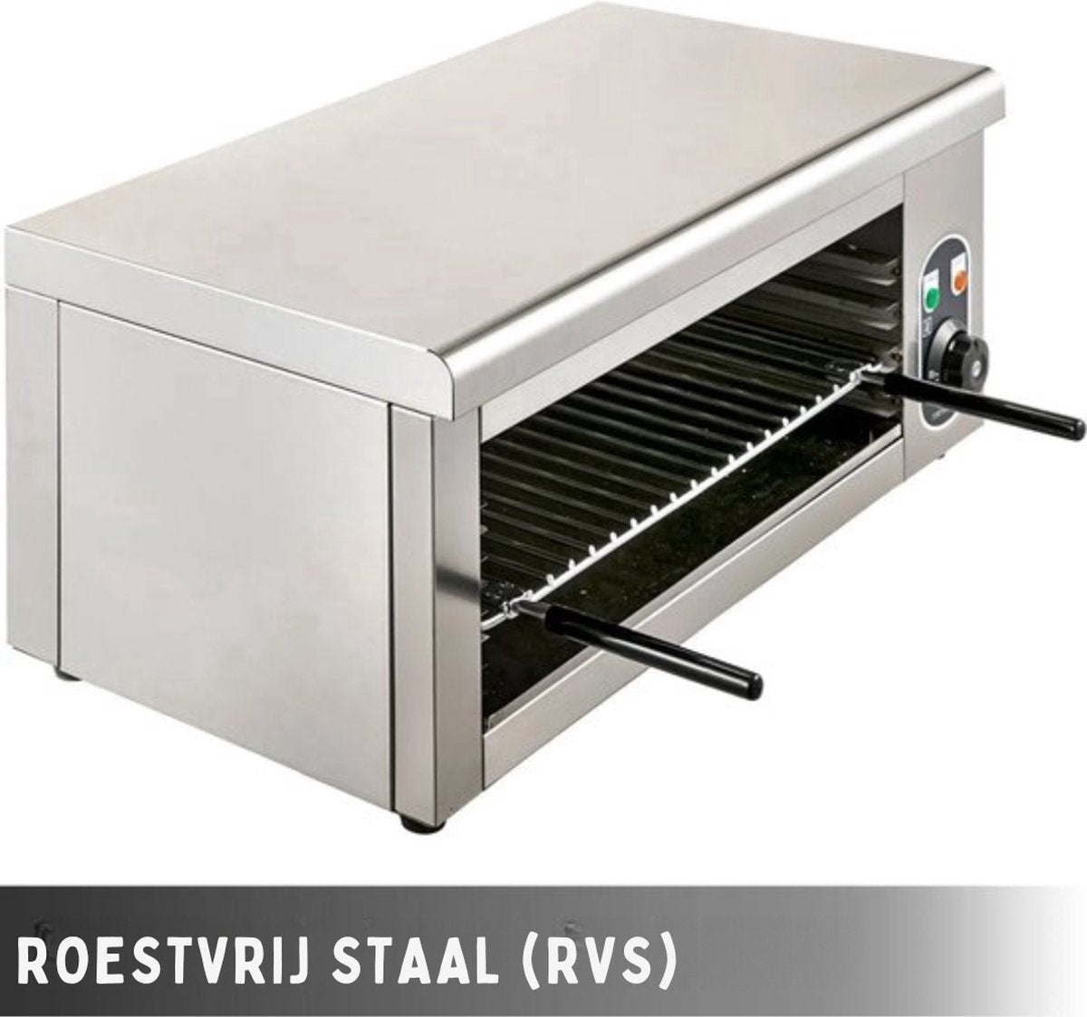 Elektrische Oven PRO - RVS - Grill en Pizza Oven - 2KW
