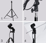Bolt Edge Fotostudio Set - Met softboxen, greenscreen en paraplu - Professioneel en draagbaar
