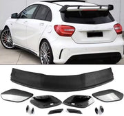 Dakspoiler Falcon - Luxe Dakspoiler Wing - Voor Mercedes A-Klasse W176 (2013-2018) - Carbon Look - AMG A45 Stijl - Auto Accessoires