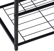 Bolt Edge Schoenenrek - Zwart - Vintage Design - 6-9 Paar - Voor Hal of Slaapkamer