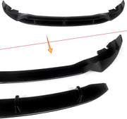 Voorbumper - Voor BMW X5 G05 2019-2023 - Auto accessoires - Lipsplitter - M stijl - Gloss Zwart