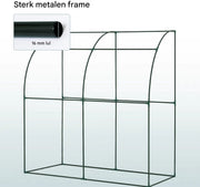Foliekas - 200x210x100 cm Koud Frame Tuinkas - Met PE Zeildoek & Roldeuren - Tomatenkas voor Tuinbescherming & Buitengebruik - Groen
