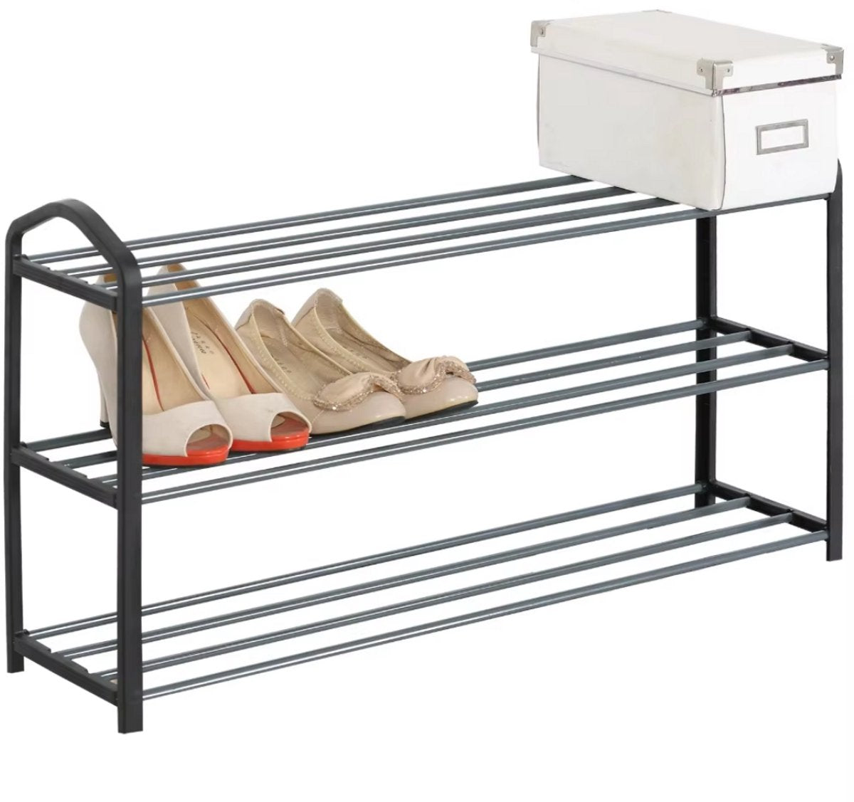 Schoenenrek Vaylen 3-Laags voor 12 Paar Schoenen - Eenvoudig Te Monteren Schoenenkast - Staande, Ruimtebesparende Schoenenorganizer voor Thuis