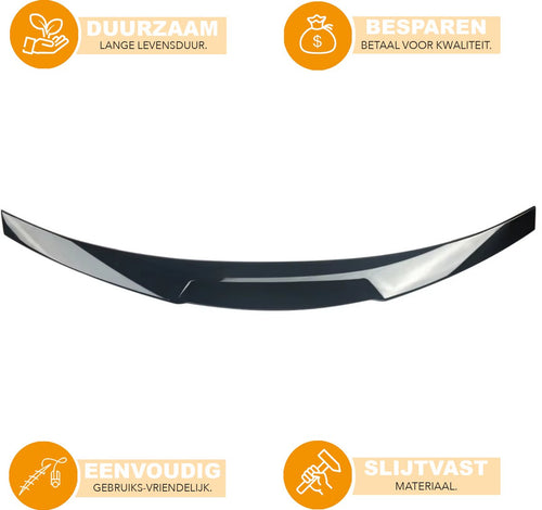 Achterspoiler - Voor BMW F32 4-Serie Coupe 2013-2020 - Auto accessoires - Kofferspoiler - Lipspoiler - Gloss Zwart