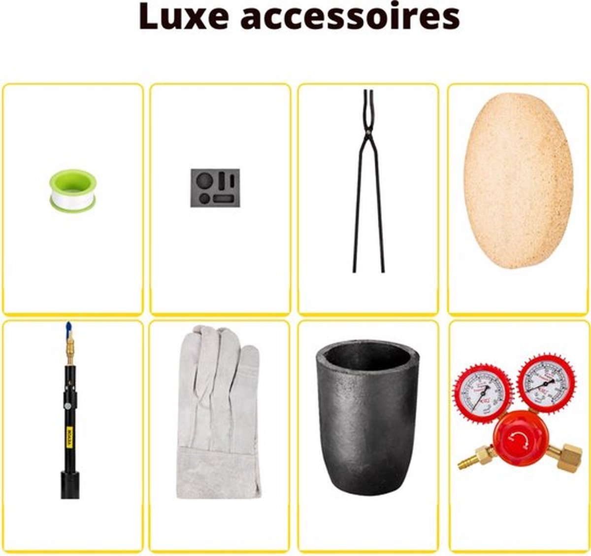 Smeltoven - Elektrisch - Edelmetaal Smeltoven - Inclusief Accessoires - 2KG