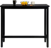 Bolt Edge Bartafel Deluxe - Zwart - Keuken - Rechthoekig - Hout/Metaal - 100x40x100cm