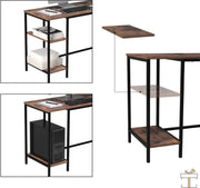 Hoekbureau - Computerbureau - Gaming - Industrieel - Desk - Black friday - Sinterklaas - Kerstcadeau